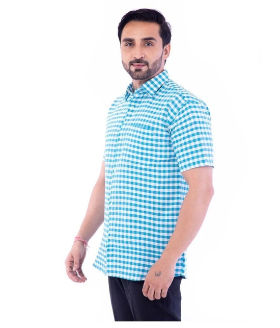 DESHBANDHU DBK - Blue Cotton Regular Fit Mens Formal Shirt (Pack of 1) - None