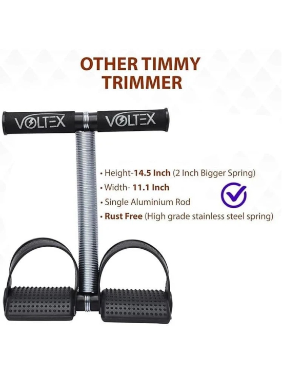 VOLTEX Single Spring Tummy Trimmer for Abs Exerciser,Body Toner and Fat Buster| For Men and Women - Assorted