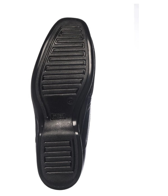 KHADIM - Black Mens Slip On Formal Shoes - None