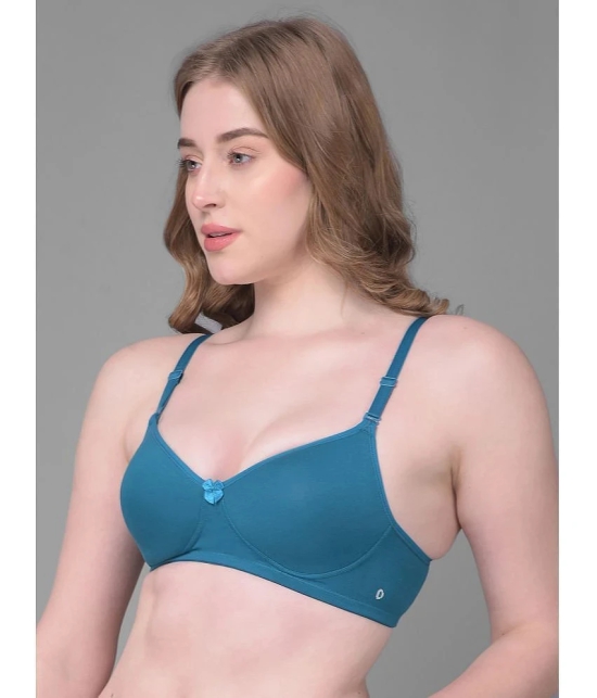 Dollar Missy Blue Cotton Heavily Padded Womens T-Shirt Bra ( Pack of 1 ) - None