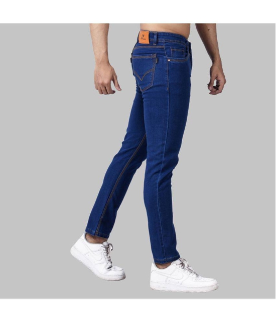 Aflash - Indigo Blue Denim Slim Fit Men's Jeans ( Pack of 1 ) - None