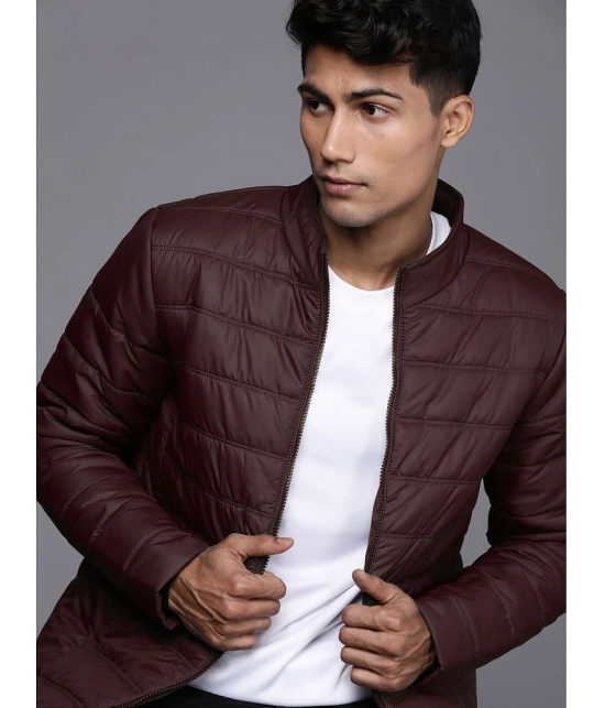 ADORATE Polyester Mens Casual Jacket - Wine ( Pack of 1 ) - None