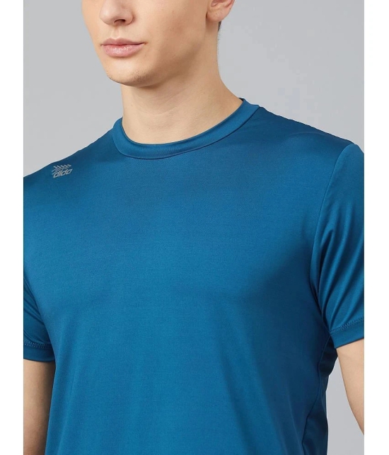 Dida Sportswear Blue Polyester Regular Fit Mens Sports T-Shirt ( Pack of 1 ) - None