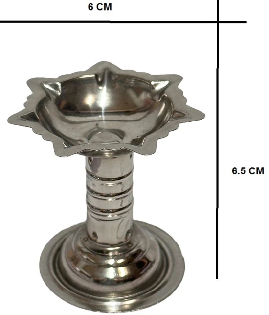 Dynore Steel Diwali Diya - Pack of 2