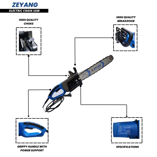 Orezen Zeyang 16 Electric Chain Saw  2200w Electric Chain Saw