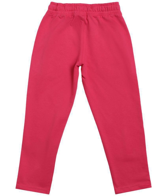 GIRLS TRACK PANT   SOLID FUCHSIA - None