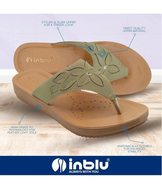 Inblu Mint Green Womens Flats - None