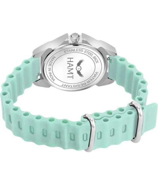 HAMT Green Silicon Analog Womens Watch