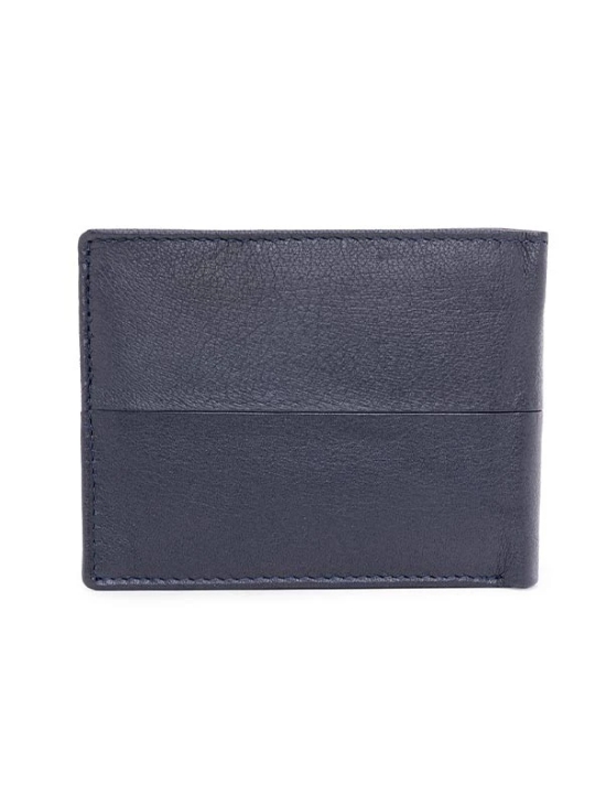 RedTape Navy Leather Two Fold RFID Wallet | Stylish and Secure