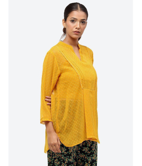 Baawri - Yellow Polyester Women's Regular Top ( Pack of 1 ) - None