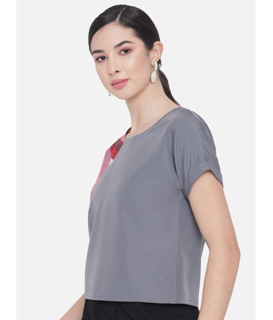 ALL WAYS YOU Polyester Regular Tops - Grey Single - L