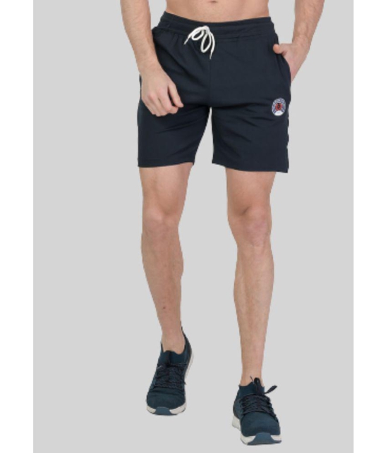 LEEBONEE - Navy Polyester Lycra Men's Outdoor & Adventure Shorts ( Pack of 1 ) - None