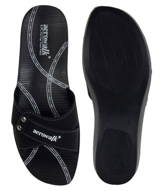 Aerowalk -  Black Women's Flats - None