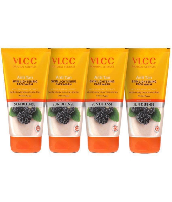 VLCC Anti Tan Skin Lightening Face Wash (Buy One Get One), 300 ml ( Pack of 2 )