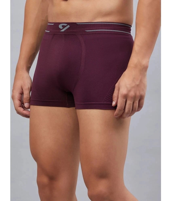 C9 Airwear Nylon Mens Trunks ( Maroon ) - None