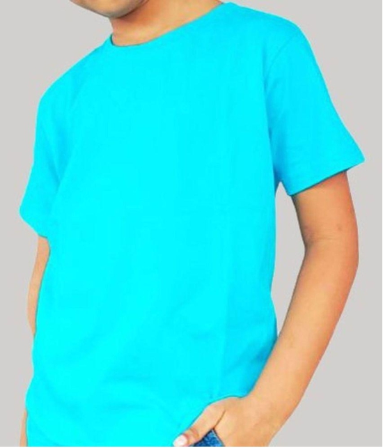 ferocious - Turquoise Cotton Boy's T-Shirt ( Pack of 1 ) - None