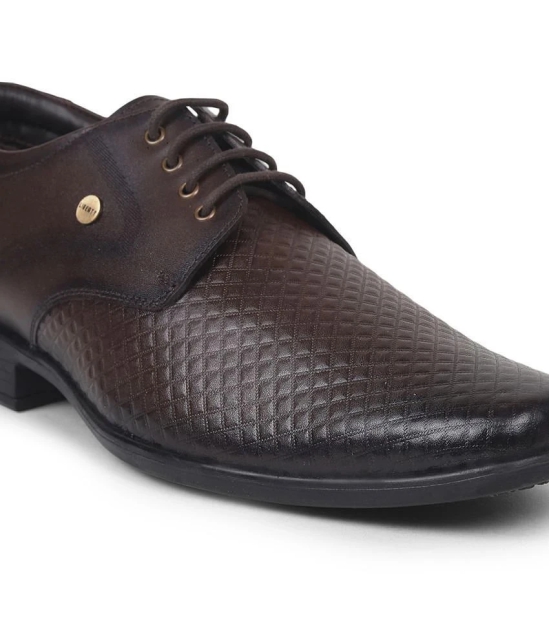 Liberty - Brown Mens Derby Formal Shoes - None