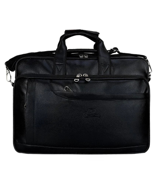 Leather World - Black P.U Office Bag