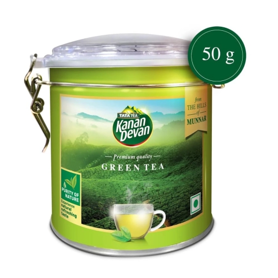 Tata Tea Kanan Devan, Premium Green Tea, From the Hills of Munnar, 50g