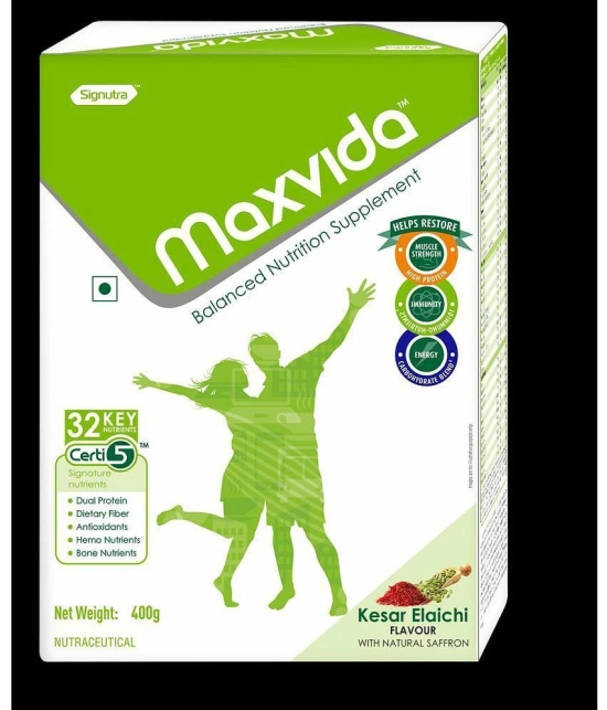 MAXVIDA Balanced Nutrition (Kesar Elaichi) Nutrition Drink 400 g