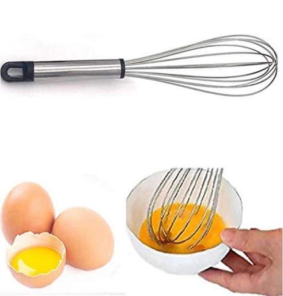 STORE77 2Pcs Pack: Egg Yolk Separator, Stainless Steel Egg, Milk Frother Whisk Blender Tool, Long Handled Separator Divider, Separate Protein and Egg Yolk, for Cooking Baking and Stirring