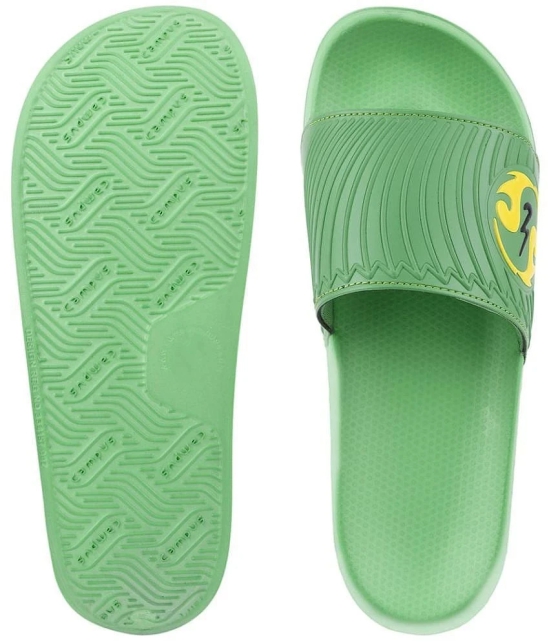 Campus - Green Mens Slide Flip Flop - None