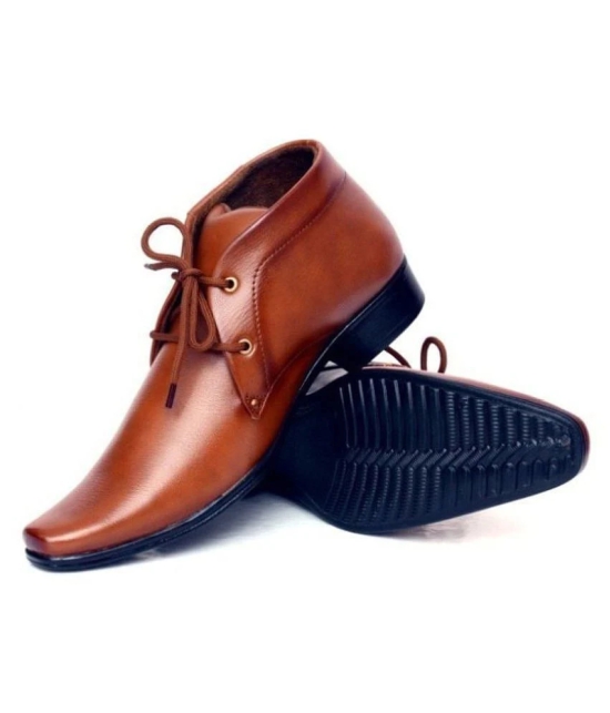 Port Party Non-Leather Tan Formal Shoes - None