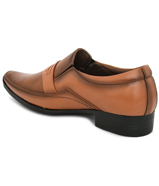 Sir Corbett Tan Mens Slip On Formal Shoes - None