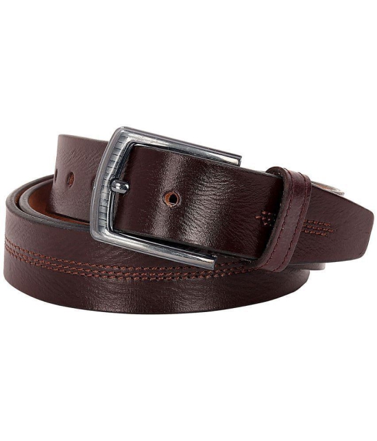 Leather World - Leather Men's Casual Belt ( Pack of 1 ) - None