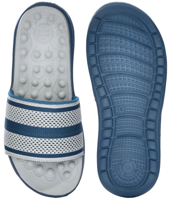 Impakto Blue Mens Slide Flip Flop - None