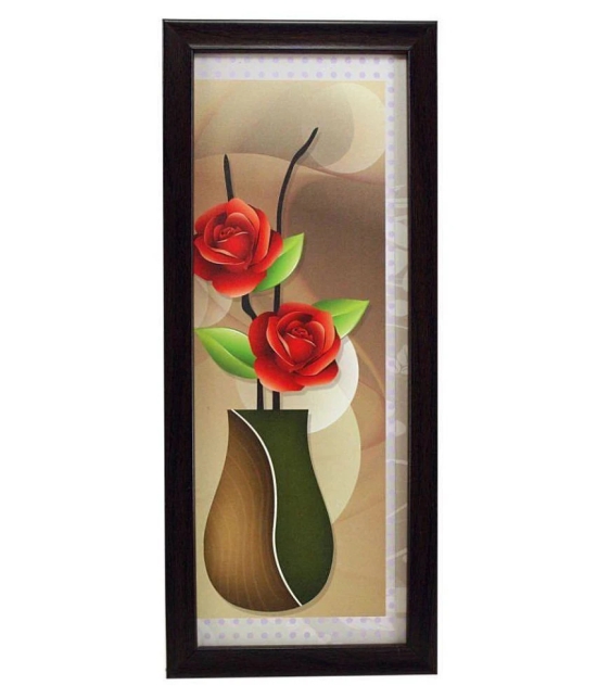 Indianara - Floral Painting With Frame