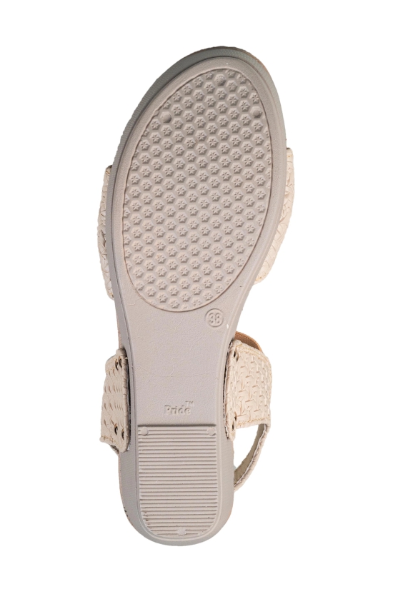 Trendz Ladies Cream Sandal-Cream / 5