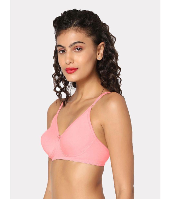 In Shape Lingerie - Pink Cotton Non Padded Women's T-Shirt Bra ( Pack of 1 ) - None