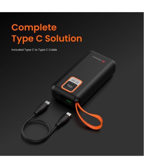 Portronics 10000 -mAh 22.5W Li-Polymer Power Bank - Black