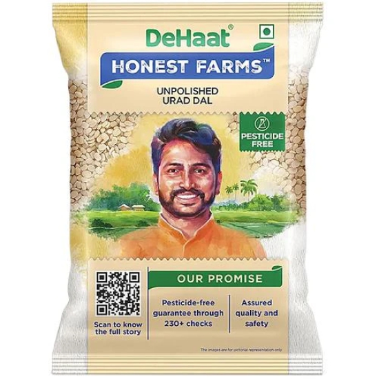 Dehaat Honest Farms Dehaat Unpolished Urad Dal 1 Kg, 1 Pc