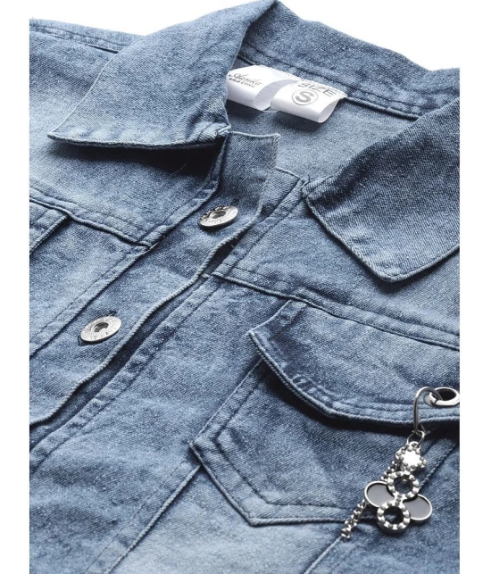 Aarika - Denim Blue Denim Jacket - None