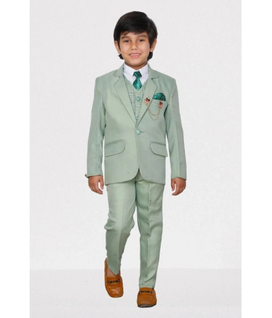 DKGF Fashion - Green Polyester Boys Suit ( Pack of 1 ) - None