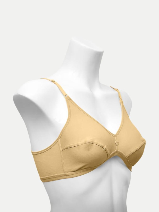 Women Flower Bra - Skin Color