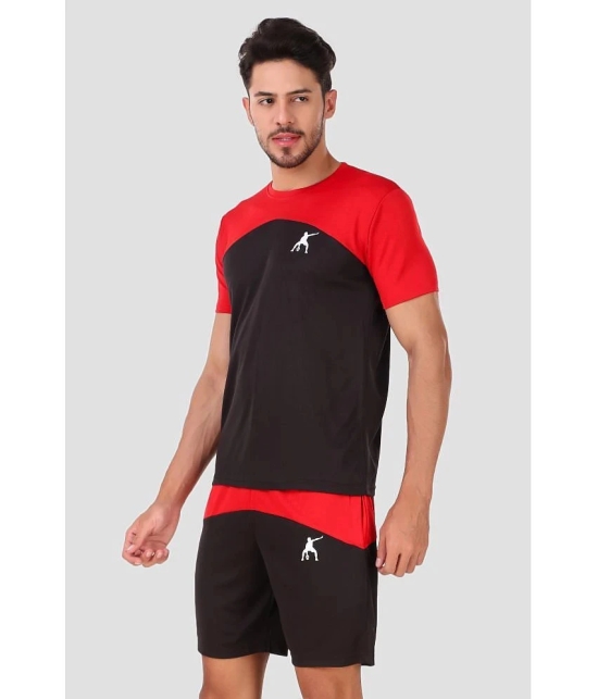 Preen Black Polyester Regular Fit Solid Mens Sports Tracksuit ( Pack of 1 ) - None