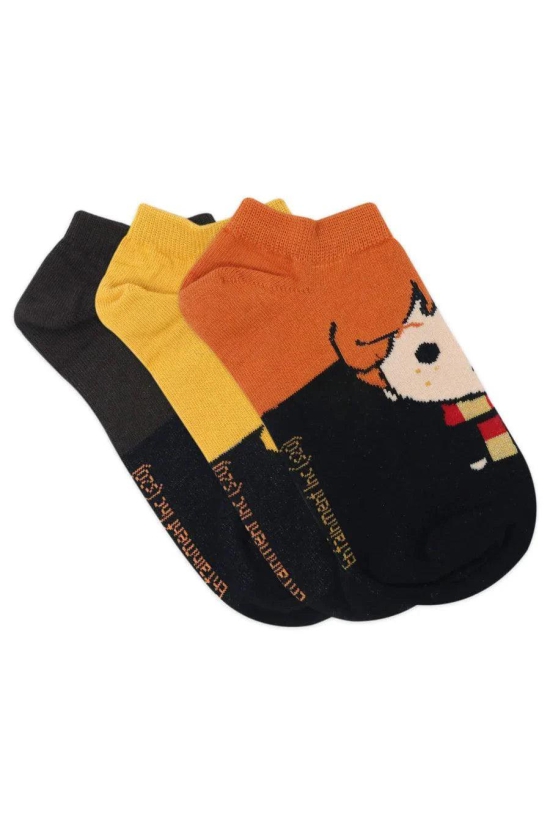 Harry Potter Character Lowcut Socks -Harry Ron & Hermione For Women (Select From Drop Down)-Ron