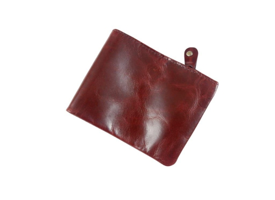 Vital King Men Trendy Red Genuine Leather RFID Wallet  (6 Card Slots)