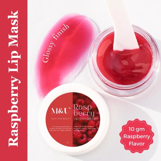 Mini Raspberry Hydrating lip mask for Plump lips