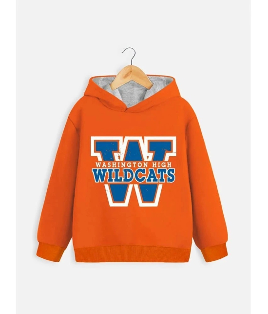 Trampoline - Orange Cotton Blend Boys Sweatshirt ( Pack of 1 ) - None