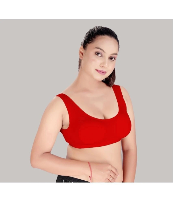 haya fashion Red Polyester Heavily Padded Womens Everyday Bra ( Pack of 1 ) - None