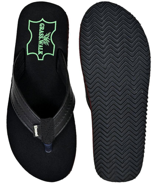 GRASS WALK - Black Men's Daily Slipper - None