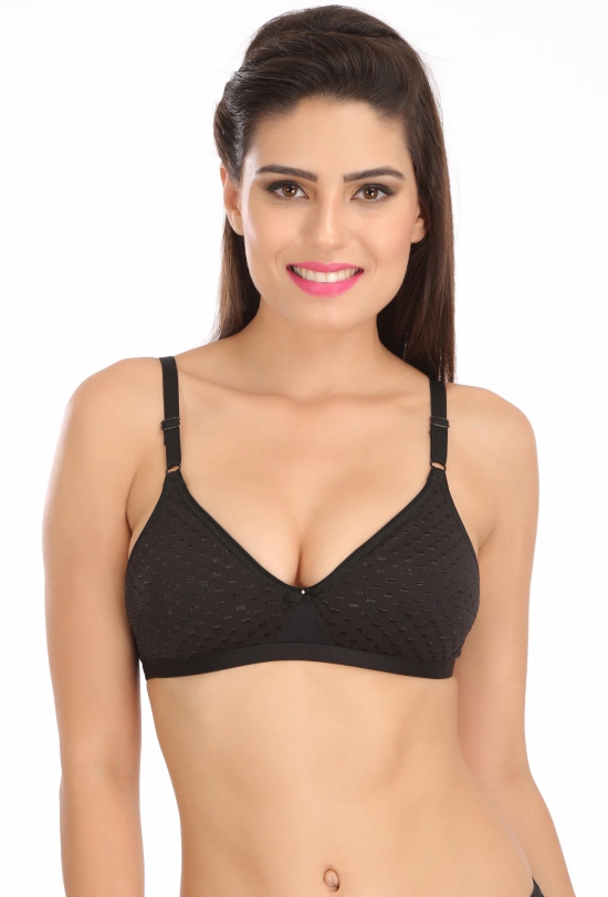 Twinkle White Full Cup Everyday T-Shirt Bra-38 / B / Black