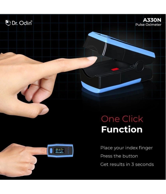 DR. ODIN Pulse Oximeter Finger tip A330N  Black & Blue Finger Tip