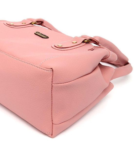 Fostelo - Light Pink  PU Shoulder Bag - Light Pink