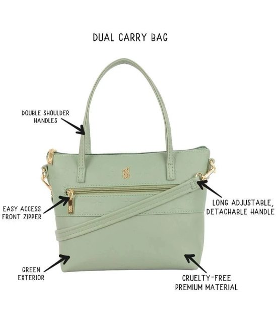 Baggit Green PU Tote Bag - Green