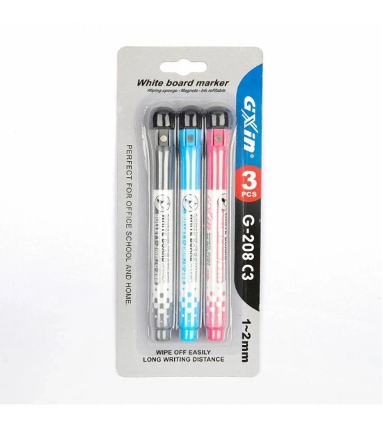 GXIN White Board Marker Assorted/Multicolour Magnetic Dry Erase Whiteboard Markers with Eraser